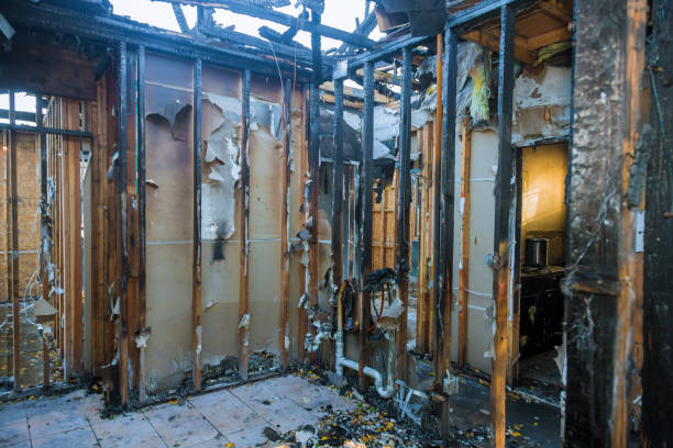 Professional Fire Damage Removal technician working in Grambling, LA